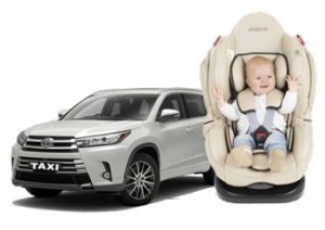 SUV Taxi With Baby Car Seat